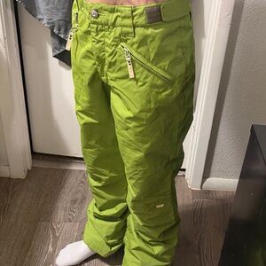 Orage Lime Green Women's Pants